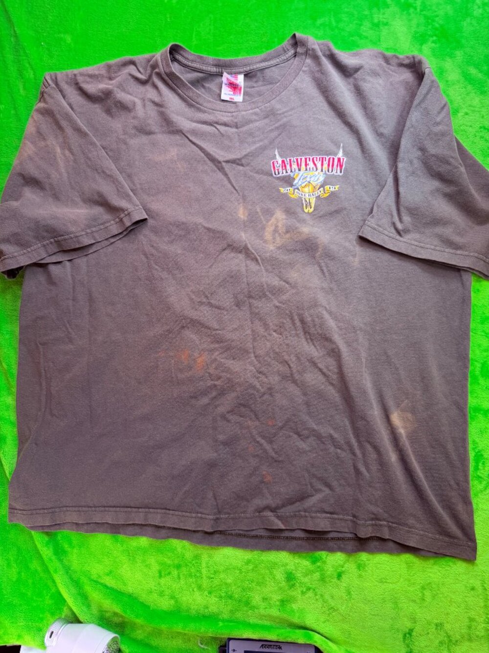 Galveston TX 2019 Bike Rally Bayside USA Made Lone Star Tee 3XL